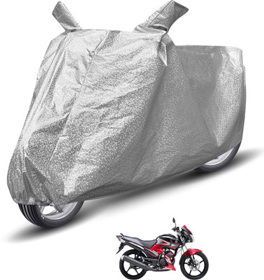 MOCKHE Waterproof Two Wheeler Cover for Yamaha(SS 125, Silver)
