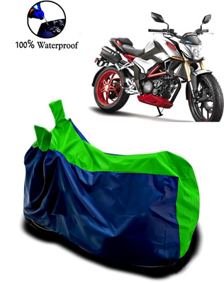 rakku Waterproof Two Wheeler Cover for Hero(XF3R, Green, Blue)
