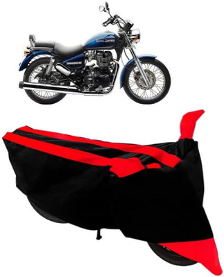 SMDP Waterproof Two Wheeler Cover for Royal Enfield(Enticer, Red, Black)