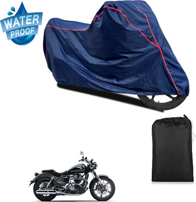 PAGORA Waterproof Two Wheeler Cover for Royal Enfield(Meteor BS6, Blue)