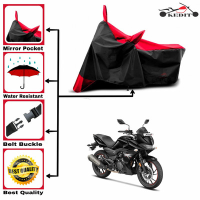 AASHTIK MART Two Wheeler Cover for Hero(Xtreme 200S, Red, Black)
