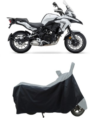 Coxtor Waterproof Two Wheeler Cover for Benelli(TRK 502, Grey)