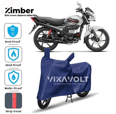 ZIMBER Waterproof Two Wheeler Cover for Hero(Passion Pro i3S, Blue)