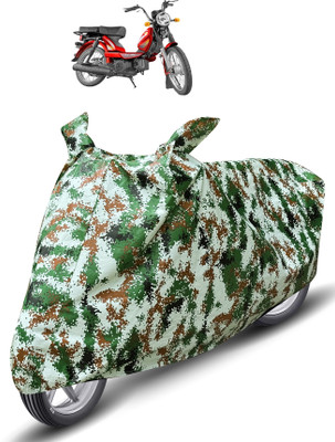 Auto Hub Waterproof Two Wheeler Cover for TVS(Heavy Duty Super XL, Green)