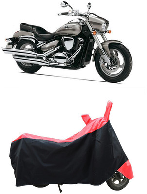 Coxtor Waterproof Two Wheeler Cover for Suzuki(Intruder M800, Red)