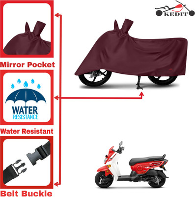 AASHTIK MART Two Wheeler Cover for Honda(Cliq, Maroon)