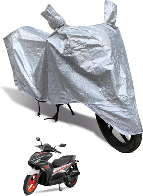 Euro Care Waterproof Two Wheeler Cover for Yamaha(Aerox 155 Maxi, Silver)
