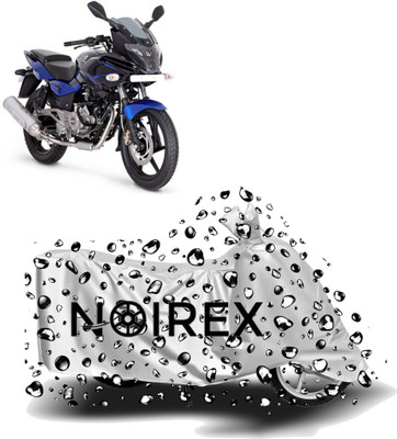 NOIREX Two Wheeler Cover for Bajaj(Pulsar 220F, Silver)