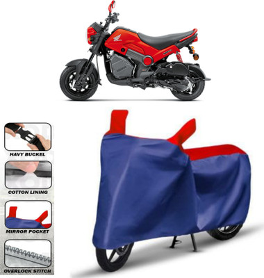 WMIZEXA Two Wheeler Cover for Honda(Navi, Red)