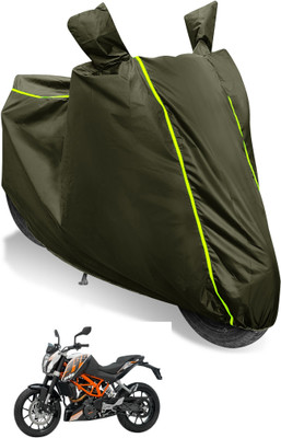 MOCKHE Waterproof Two Wheeler Cover for KTM(390 Duke, Multicolor)