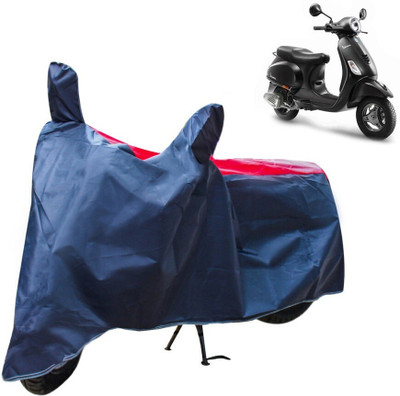DeepShakshi AUTOMOTIVE Waterproof Two Wheeler Cover for Vespa(Vespa LX, Red, Blue)