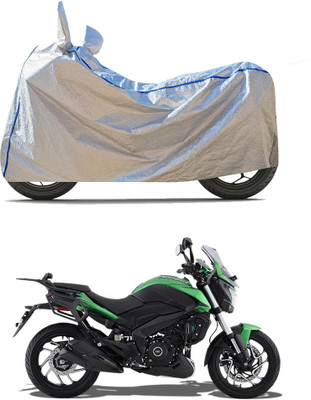 CODOKI Waterproof Two Wheeler Cover for Bajaj(Dominar 400 BS6, Silver)