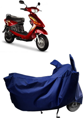 Amexride Two Wheeler Cover for Indus(Yo Spark, Blue)