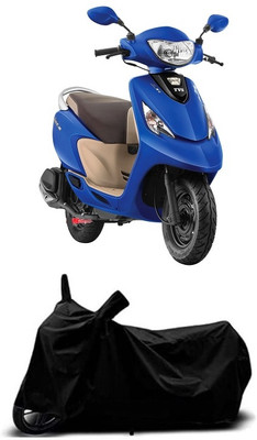 DSAMI Two Wheeler Cover for TVS(Zest 110 BS6, Black)