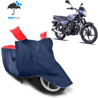 AIKOZIYA Waterproof Two Wheeler Cover for Bajaj(CT110, Red, Blue)