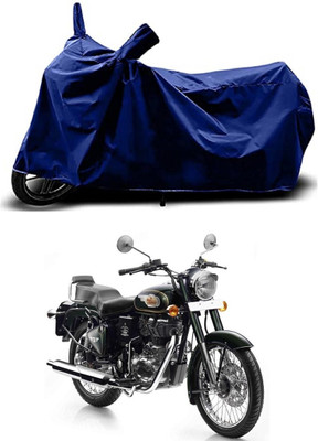 VESMEI Two Wheeler Cover for Royal Enfield(Electra, Blue)