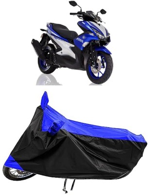 Mdstar Waterproof Two Wheeler Cover for Yamaha(Aerox 155 Maxi, Blue)