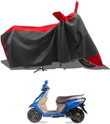 KEDIT Two Wheeler Cover for Universal For Bike(Red, Black)