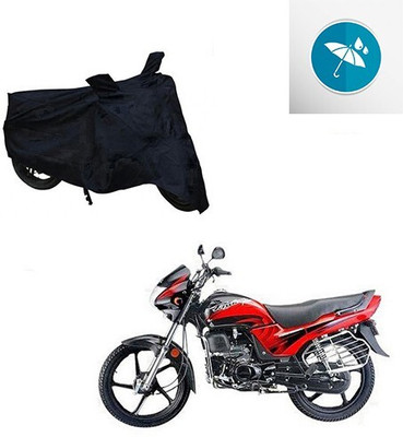 MMSSTAR Waterproof Two Wheeler Cover for Honda(Passion Plus, Black)