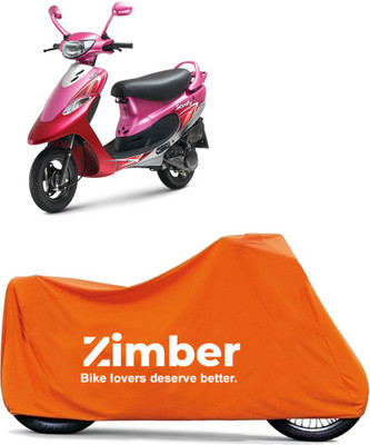 AutoRash Two Wheeler Cover for TVS(Scooty Pep+, Orange)