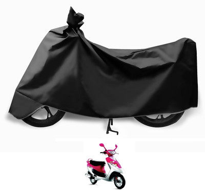 AASHTIK MART Two Wheeler Cover for TVS(Scooty Pep Plus, Black)