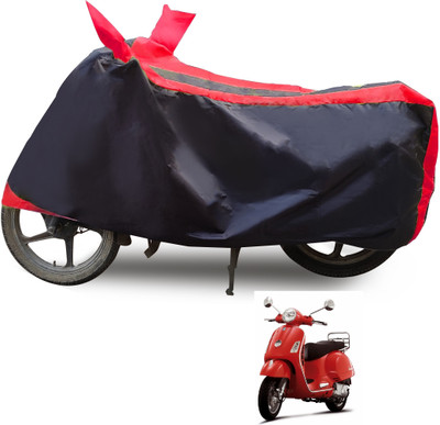 Euro Care Waterproof Two Wheeler Cover for Vespa(Vespa LX, Red)