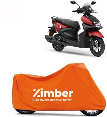 ZIMBER Two Wheeler Cover for Yamaha(RayZR 125 Fi, Orange)