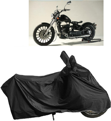 DIGGU Two Wheeler Cover for FAB Regal Raptor(Bobber 350, Black)
