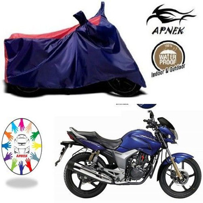 DeepShakshi AUTOMOTIVE Waterproof Two Wheeler Cover for Honda(CBZ TYPE 1, Blue, Red)