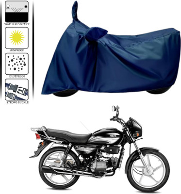 HWSXQAE Waterproof Two Wheeler Cover for Hero(MotoCorp Splendor Plus, Blue)