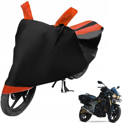 MOCKHE Two Wheeler Cover for Mahindra(Mojo, Orange)