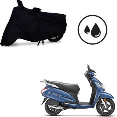 RAAMKM Two Wheeler Cover for TVS(Versys X 300, Black)