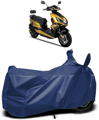 MADAFIYA Waterproof Two Wheeler Cover for Okinawa(Praise, Blue)