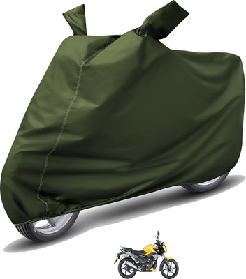 MOCKHE Waterproof Two Wheeler Cover for TVS(Raider, Green)