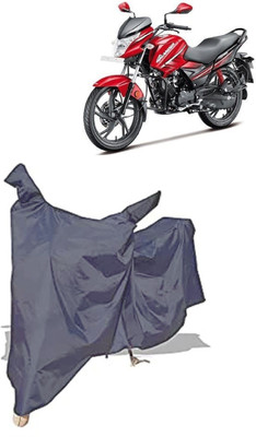 Amexride Two Wheeler Cover for Hero(Glamour i3s, Grey)