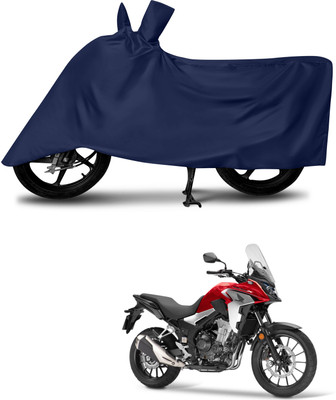 Mdstar Waterproof Two Wheeler Cover for Honda(CB 500, Blue)