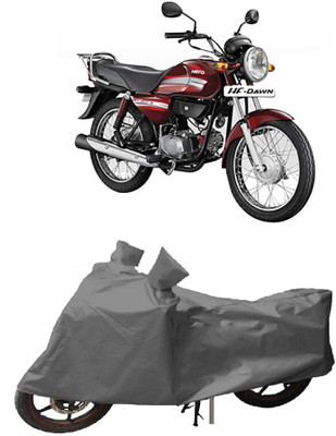 DeepShakshi AUTOMOTIVE Two Wheeler Cover for Hero(HF Dawn, Grey)
