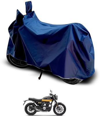 KEDIT Two Wheeler Cover for Honda(Hness CB350, Blue)