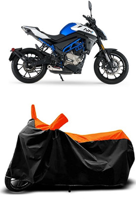 VESMEI Two Wheeler Cover for CFMoto(300NK, Orange)