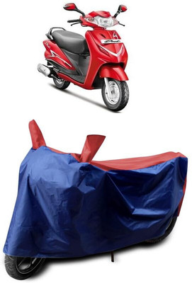 KEDIT Two Wheeler Cover for Hero(Duet, Red, Blue)