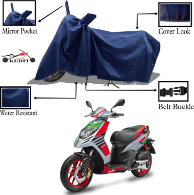 KEDIT Two Wheeler Cover for Aprilia(SR 150, Blue)