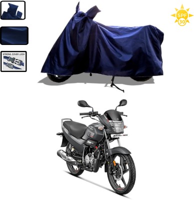 WMIZEXA Waterproof Two Wheeler Cover for Hero(MotoCorp Super Splendor, Blue)