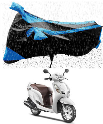 Aheke Waterproof Two Wheeler Cover for Honda(Aviator, Blue, Black)