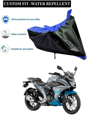 PAGORA Waterproof Two Wheeler Cover for Yamaha(Fazer 25 BS6, Blue)