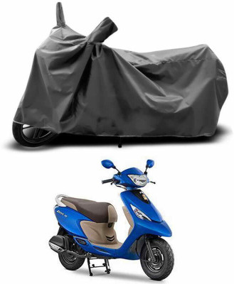 SEBONGO Waterproof Two Wheeler Cover for TVS(Scooty Zest 110, Grey)