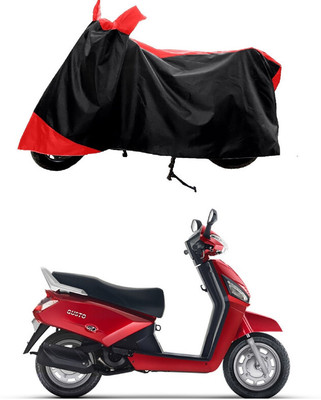 GROFATIK Two Wheeler Cover for Mahindra(Gusto 125, Red)