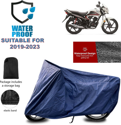 PAGORA Waterproof Two Wheeler Cover for Honda(Dream Yuga, Blue)
