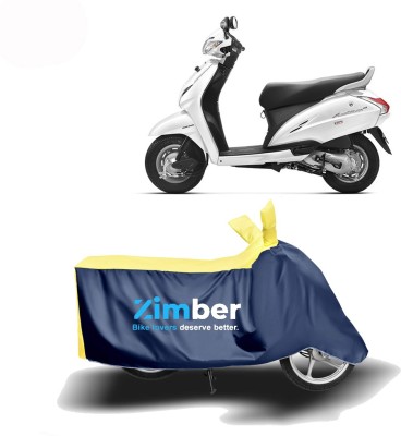 ZIMBER Two Wheeler Cover for Honda(Activa 3G, Yellow, Blue)