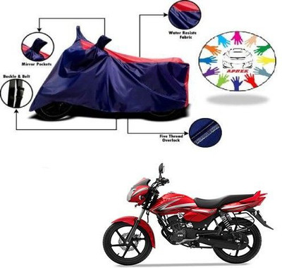 DeepShakshi AUTOMOTIVE Waterproof Two Wheeler Cover for TVS(Pheonix, Blue, Red)