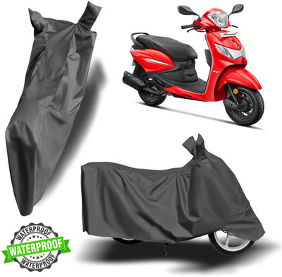 Autoinnovation Waterproof Two Wheeler Cover for Hero(Pleasure Plus, Grey)